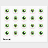 Sticker Rond Glode oculaire (Feuille)