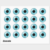 Sticker Rond Glode oculaire (Feuille)