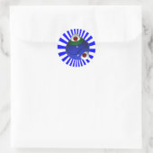 Sticker Rond glode oculaire (Sac)