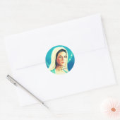 Sticker Rond Gloire à la Vierge (Enveloppe)