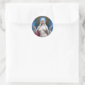 Sticker Rond Gloire au sein divin de Marie Classic Round S (Sac)