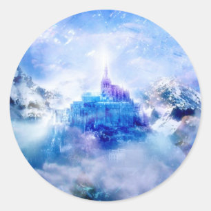 Sticker Rond Gloire de la Nouvelle Jérusalem