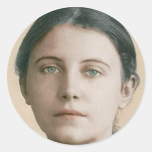 STICKER ROND GLORY TO SAINT GEMMA