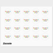 Sticker Rond Gluten Libre Celiac (Feuille)
