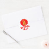 Sticker Rond Gluten Libre Pour La Vie (Enveloppe)