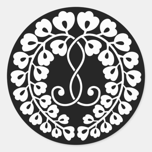 Sticker Rond glycine de Kujō (Devant)