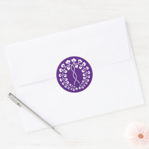 Sticker Rond glycine Ichijo