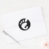 Sticker Rond Gnome - Linux - OSS FSF (Enveloppe)