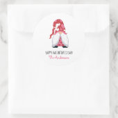 Sticker Rond Gnome Love (Sac)