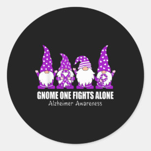 Sticker Rond Gnome One combat seul Heimer Sensibilisation Rib p