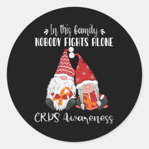 Sticker Rond Gnomes de Noël Sensibilisation aux SPPC