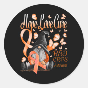 Sticker Rond Gnomes RSD RCPS Sensibilisation Espérance Amour Cu