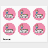 Sticker Rond Gnomosexuel (Feuille)