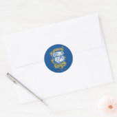Sticker Rond Go Bulldogs - Riverdale Mascot Banner (Enveloppe)