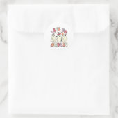 Sticker Rond Go Ghouls Halloween Ghost (Sac)