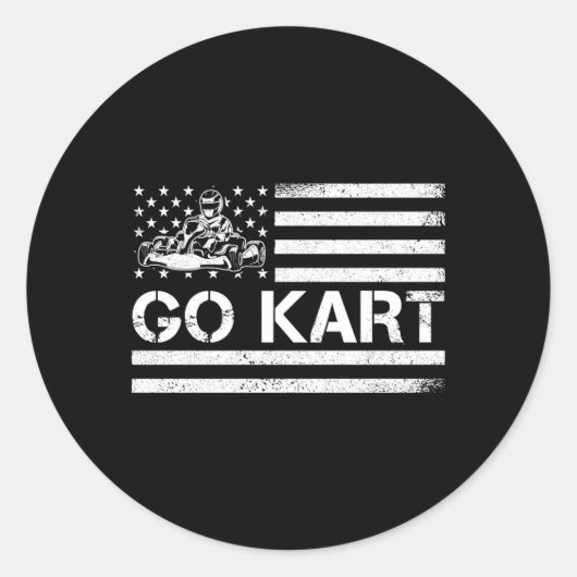 Sticker Rond Go K Racing King Go K Racer (Devant)