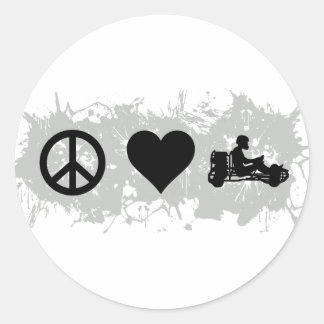 Sticker Rond Go kart