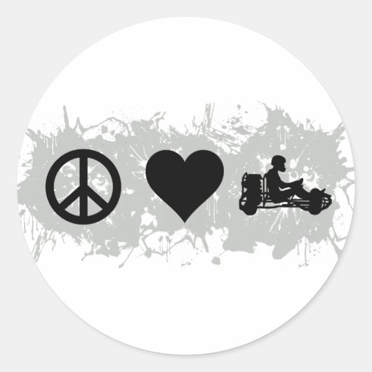 Sticker Rond Go kart (Devant)