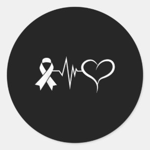 Sticker Rond Go Red For Women American Heart Disease Awareness