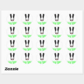 Sticker Rond Go Veg © Logo (Feuille)