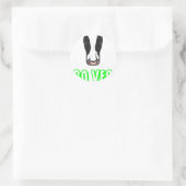 Sticker Rond Go Veg © Logo (Sac)