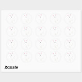 Sticker Rond goat (Feuille)