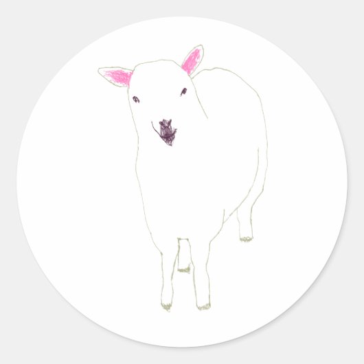 Sticker Rond goat (Devant)