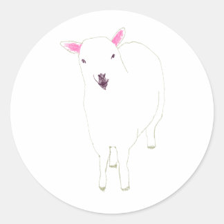 Sticker Rond goat