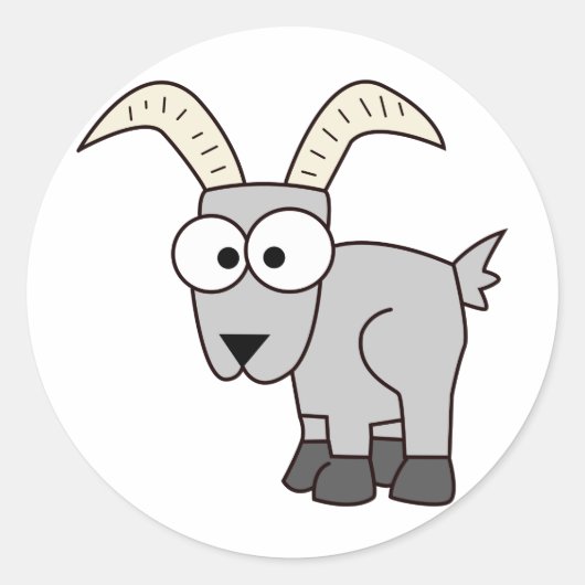 STICKER ROND GOAT ART (Devant)