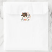 Sticker Rond Gobble jusqu'à ce que vous marchiez ! (Sac)