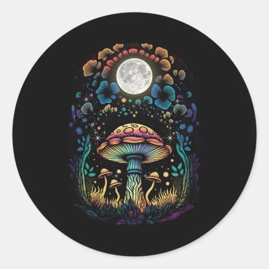 Sticker Rond Goblincore (Devant)