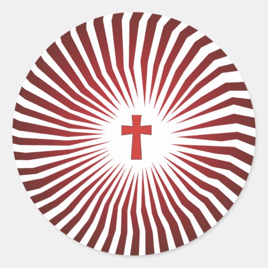 Sticker Rond God Rocks - Christian Rock Gear (Devant)