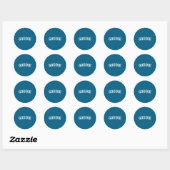 Sticker Rond Goddie (Feuille)