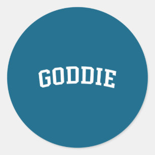 Sticker Rond Goddie