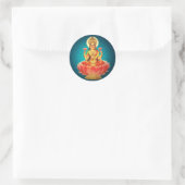 Sticker Rond Godess Laxmi (Sac)