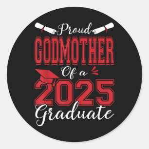 Sticker Rond Godmère Senior 2025 Fier Godmère D'Un 2025 Gr