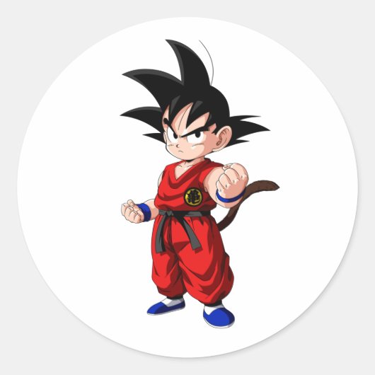 Sticker Rond Goku  (Devant)