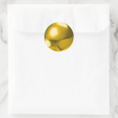 STICKER ROND GOLD BALL (Sac)