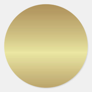 Sticker Rond gold doré