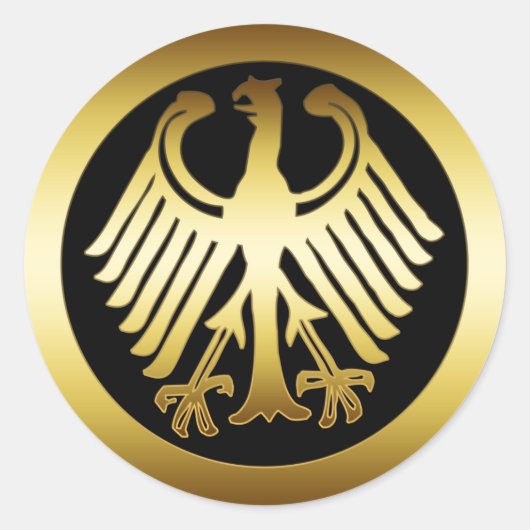 STICKER ROND GOLD EAGLE (Devant)