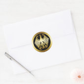 STICKER ROND GOLD EAGLE (Enveloppe)