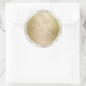 Sticker Rond Gold Rose 2 Marbre rond (Sac)