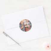 Sticker Rond Golden Autumn Fairy (Enveloppe)