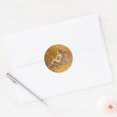 Sticker Rond Golden Cherub (Enveloppe)