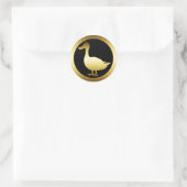 STICKER ROND GOLDEN DUCK (Sac)