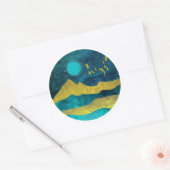 Sticker Rond Golden Flock (Enveloppe)