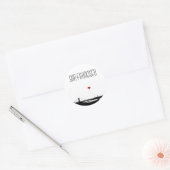 Sticker Rond Golden Gate Bridge San Francisco Lover's (Enveloppe)