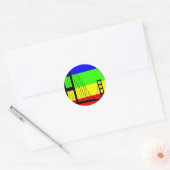 Sticker Rond Golden Gay (Enveloppe)