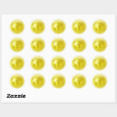 Sticker Rond Golden Globe (Feuille)