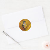 Sticker Rond Golden Glow (Enveloppe)